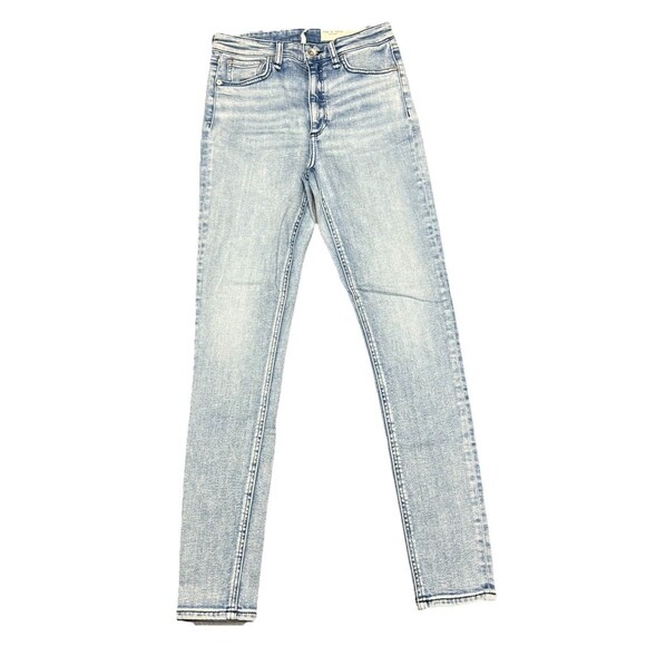 RAG & BONE JEANS WOMEN'S NINA HIGH RISE WAIST SKINNY VENICE LIGHT WASH DENIM 27 - Picture 1 of 12